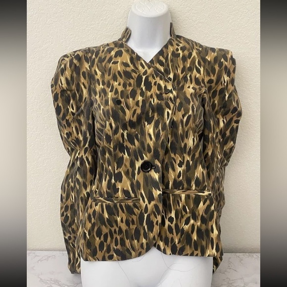 Kardashian Kollection Jackets & Blazers - kardashian kollection Leopard Cheetah Print Blazer Jacket Women’s S Line…​​